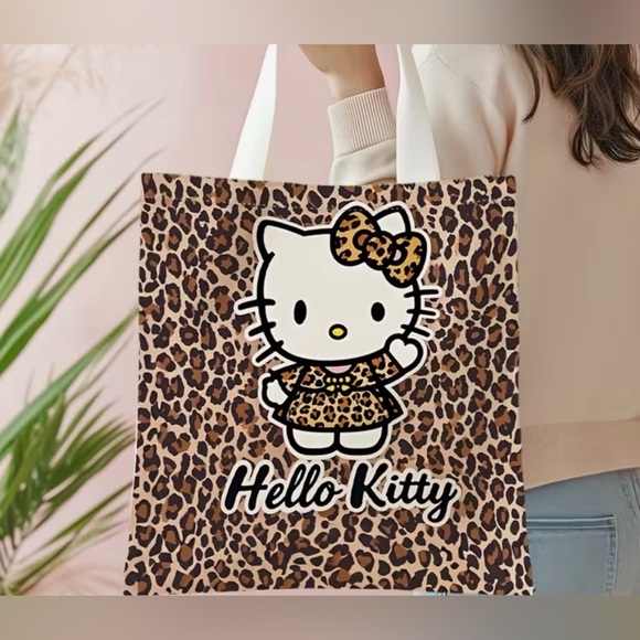 Hello Kitty Handbags - Hello Kitty by Sanrio Brown Leopard Tote Bag